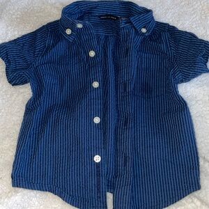 EUC Janie and Jack seersucker button down, size 12-18 months
